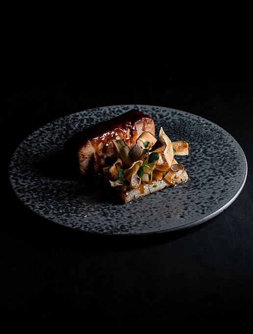 A gourmet festive dish to celebrate Christmas at Dans le Noir ?